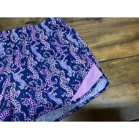 Lilly Pulitzer Ocean Trail Short Oyster Bay Navy On the Catwalk XS - Picture 2 of 10
